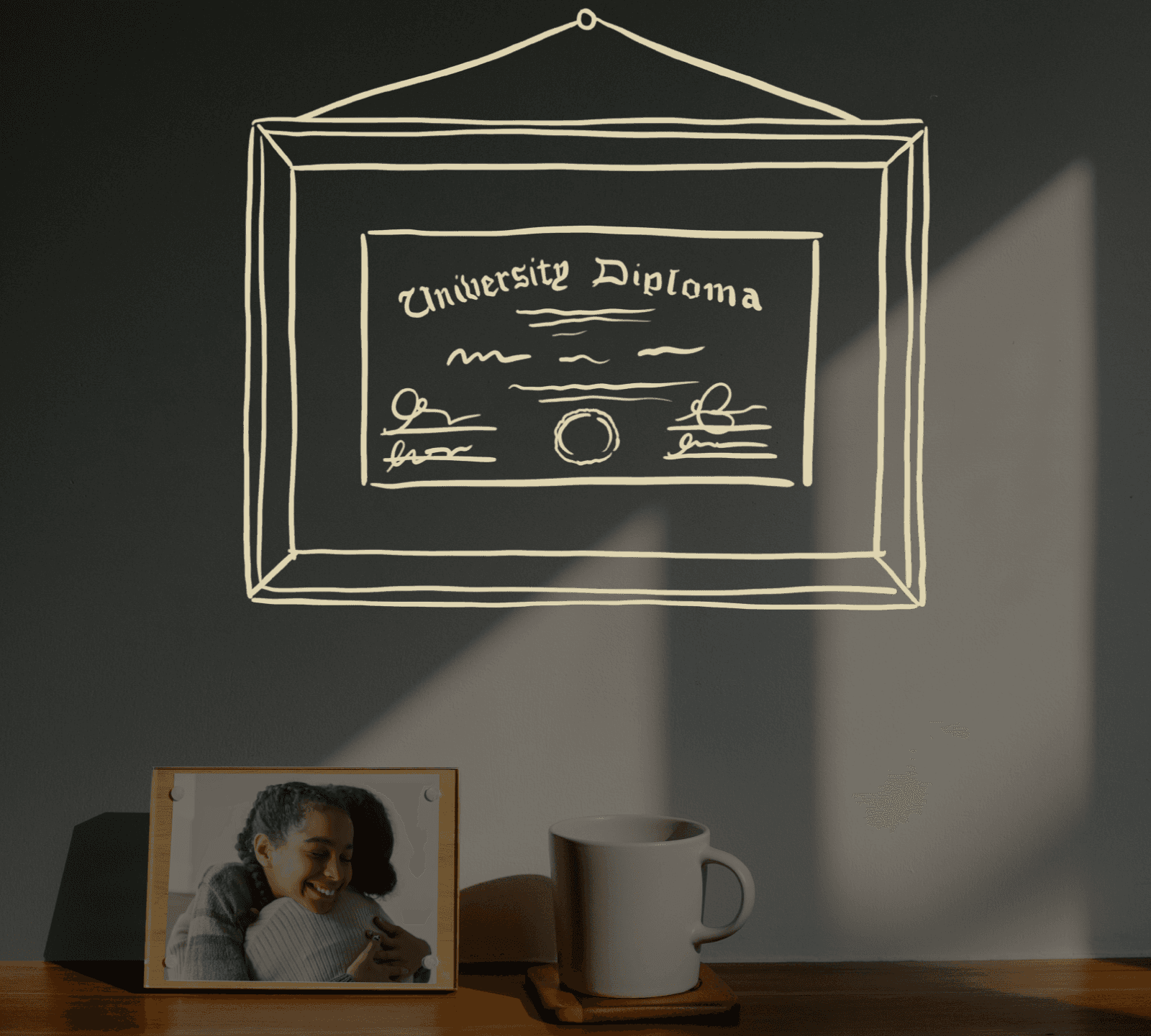 Educational and community impact illustration